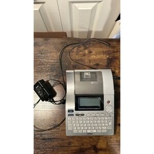 Brother Label Maker PT-2700 Silver Desktop P-Touch Professional Office Printer
